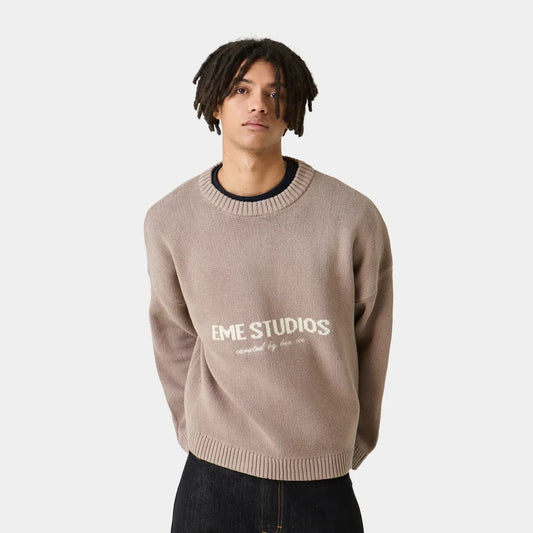 Master Muddy Brown Knit Sweater