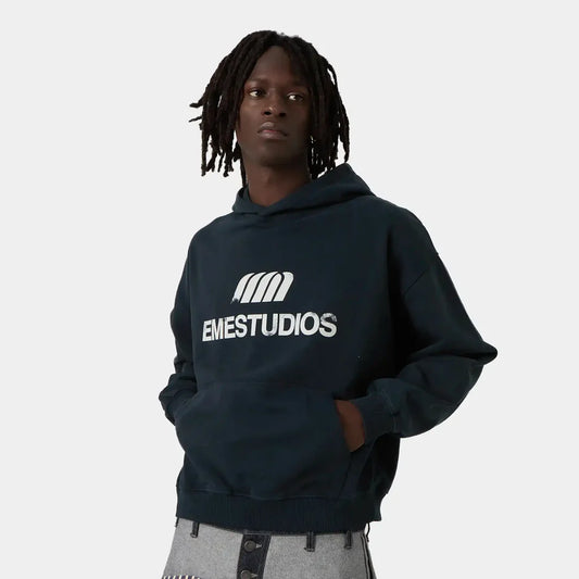 Brook Navy Oversized Hoodie