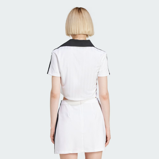 Remera con cuello V Adicolor Football Jacquard