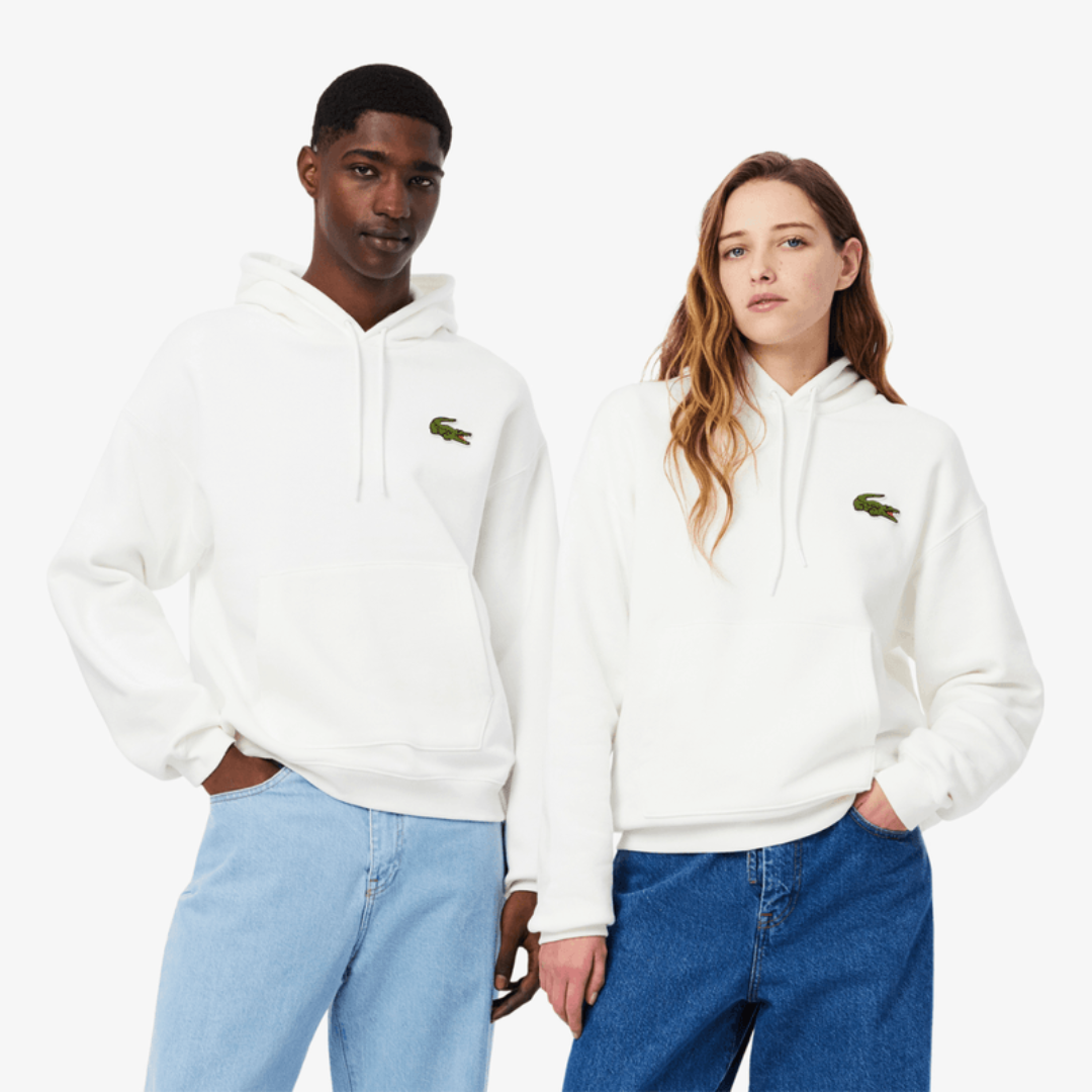 Hoodie Blanco- Lacoste