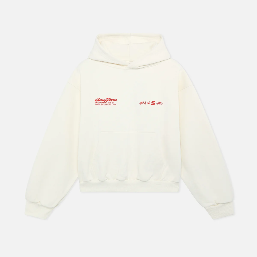 Tropical Ecru Hoodie