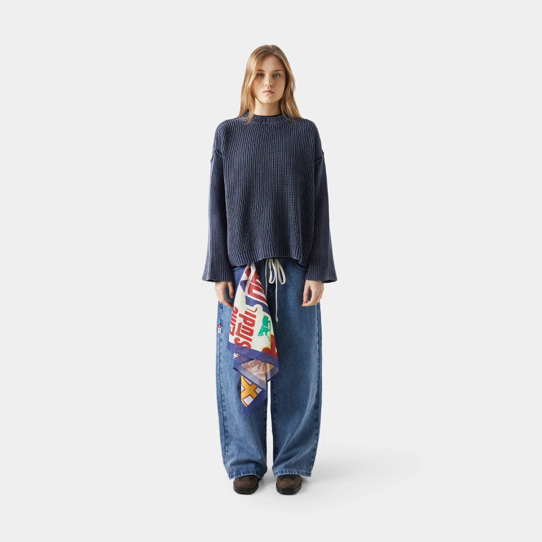 Collective Slate Blue Knit- EME Studios