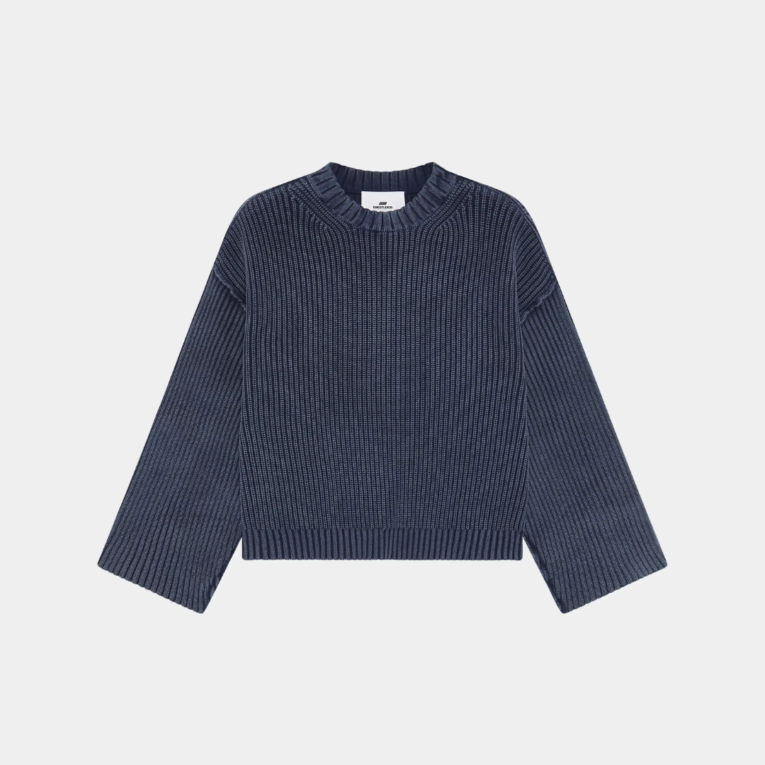 Collective Slate Blue Knit- EME Studios