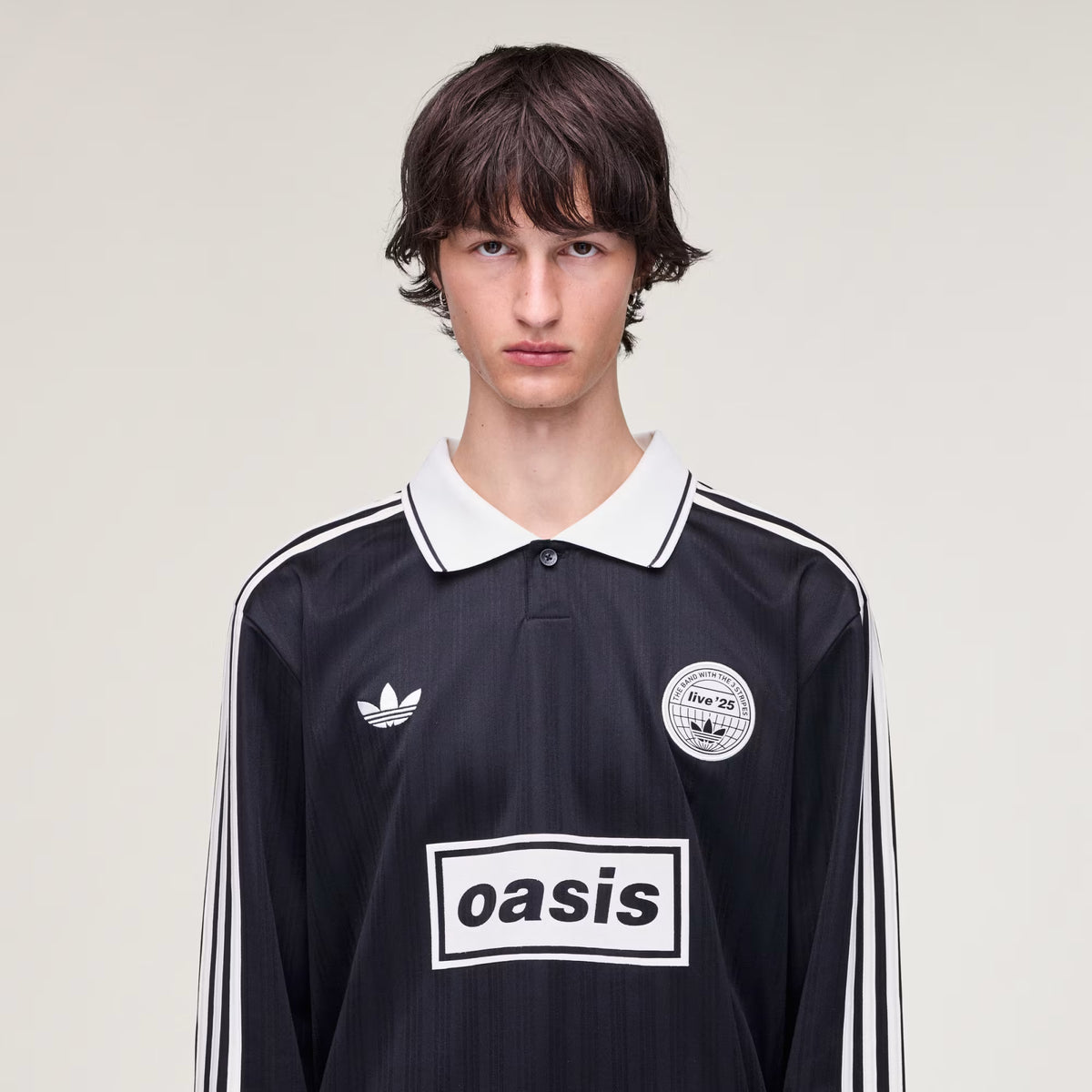 Camiseta Tour Jacquard Tiras Manga Larga Oasis