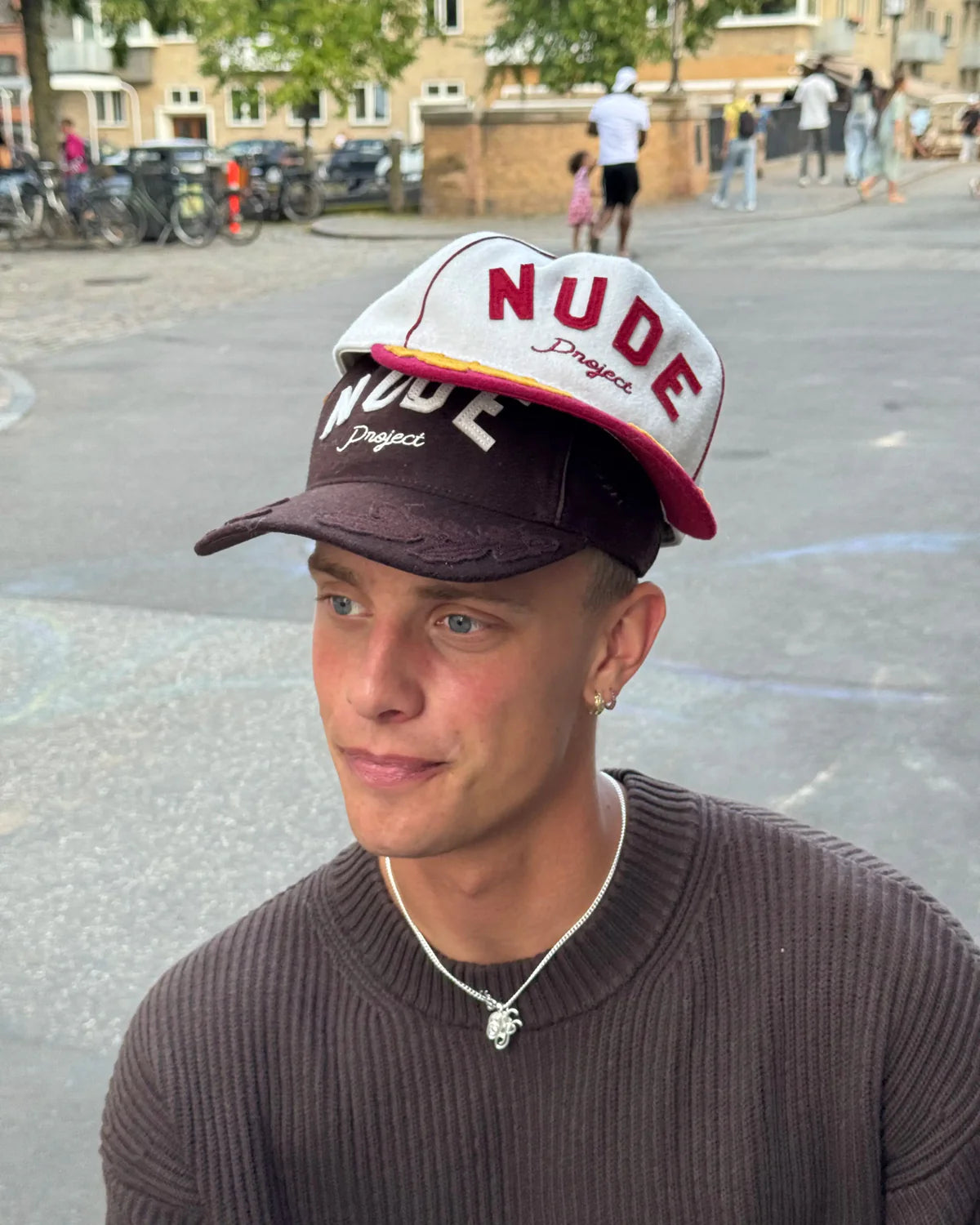 Nude Varsity Cap Bottle Green