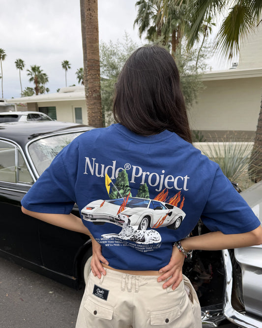 Lambo Tee Navy - Nude Project