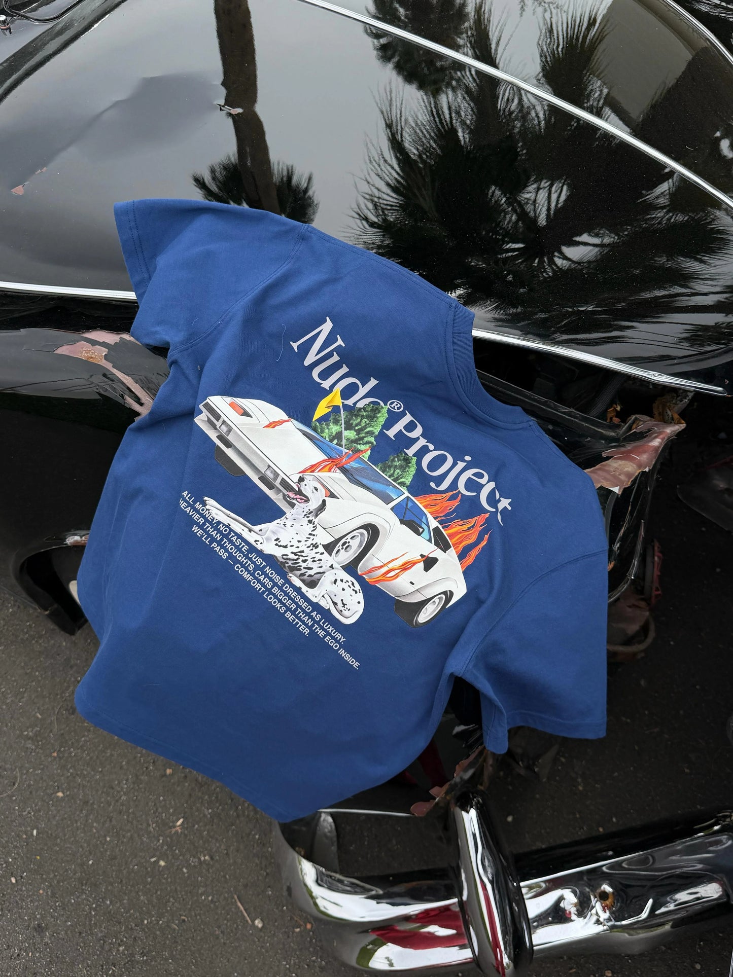 Lambo Tee Navy - Nude Project