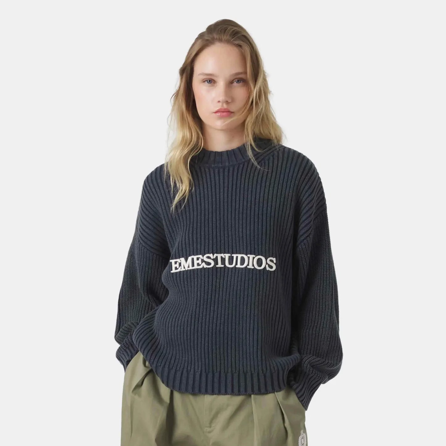 (OFERTA)Yoss Navy Knit Sweater