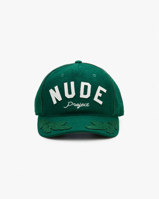 Nude Varsity Cap Bottle Green