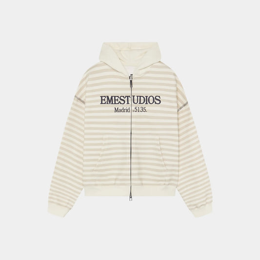 Capri Off Sand Full Zip- Eme Studios