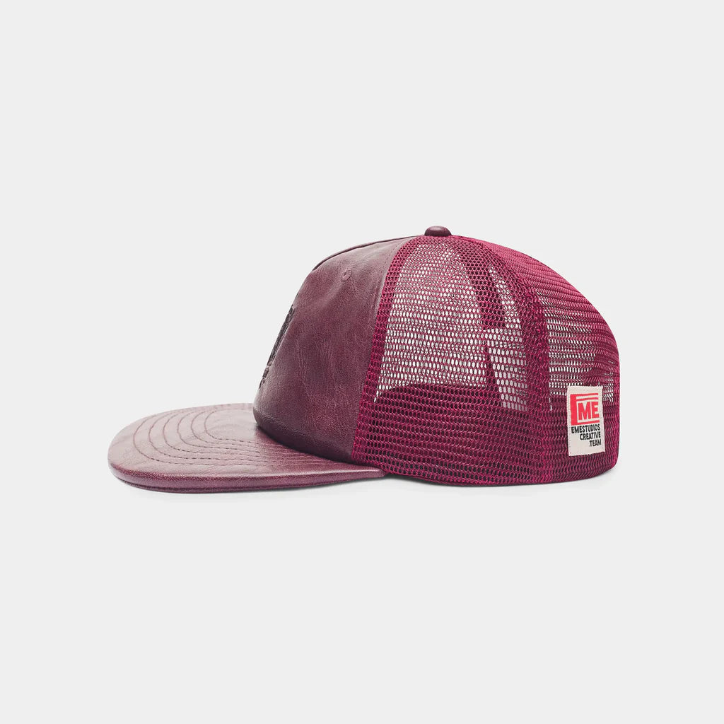 Hide Burgundy Cap