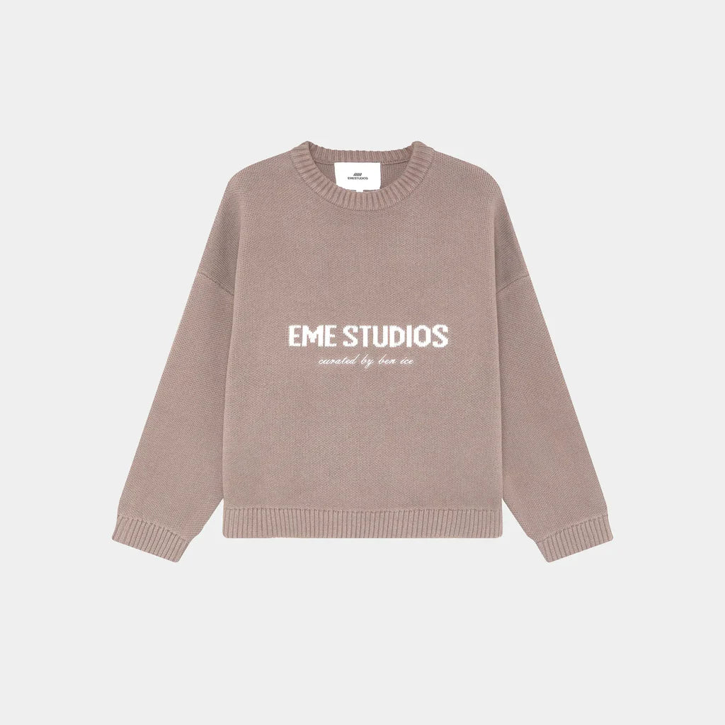 Master Muddy Brown Knit Sweater