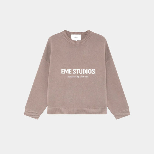 Master Muddy Brown Knit Sweater