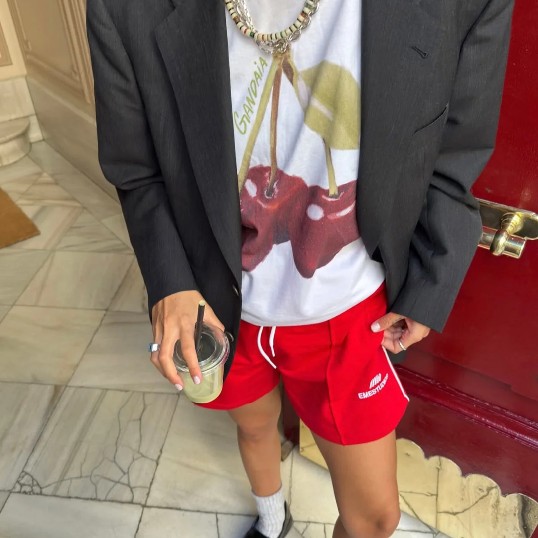 Somm Cherry Shorts - EME STUDIOS
