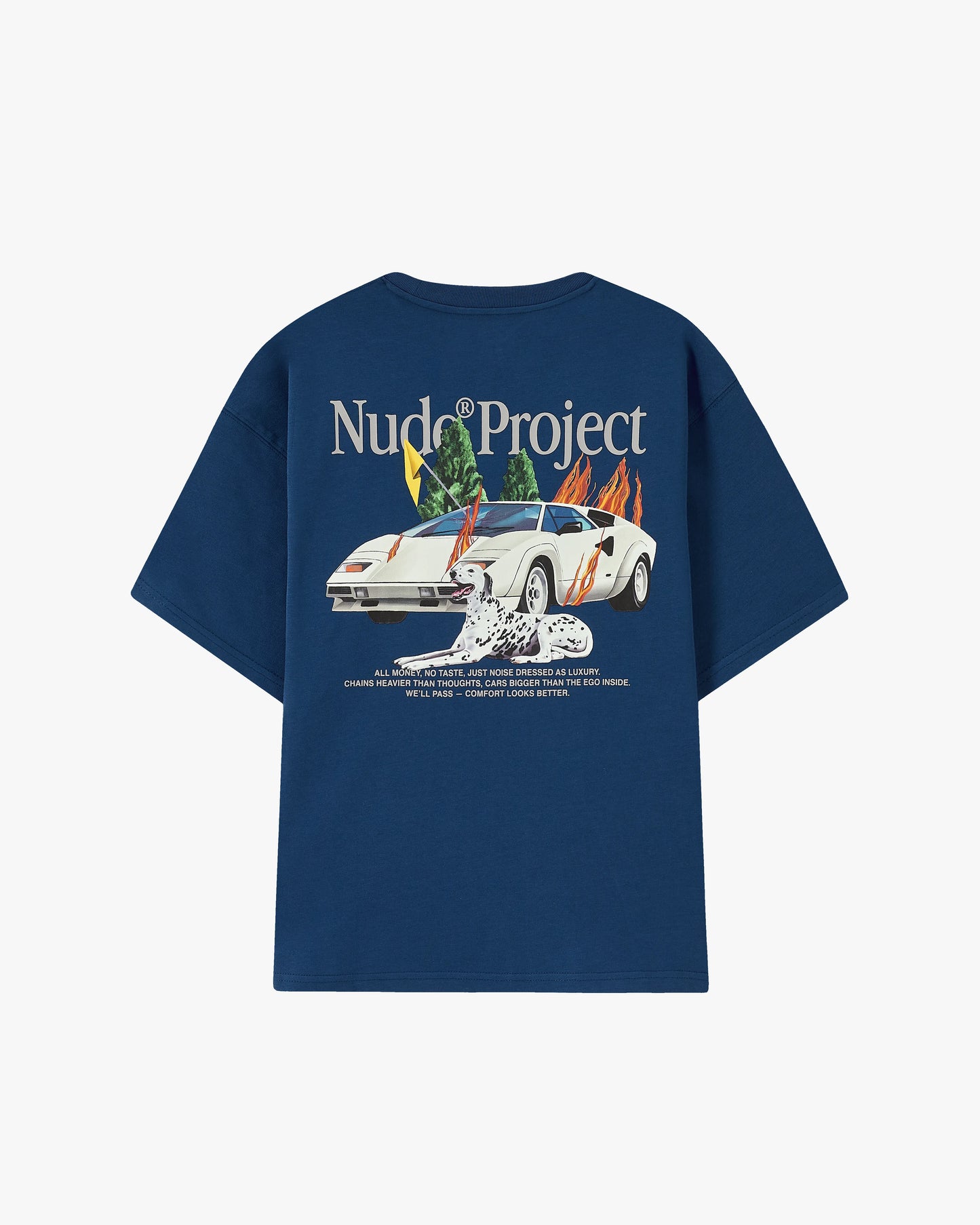 Lambo Tee Navy - Nude Project