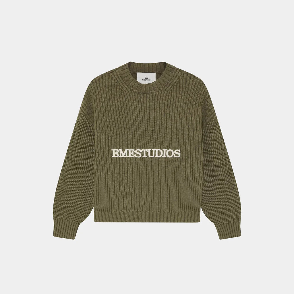 Yoss Olive Knit Sweater