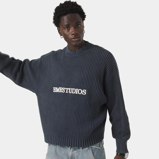 (OFERTA)Yoss Navy Knit Sweater
