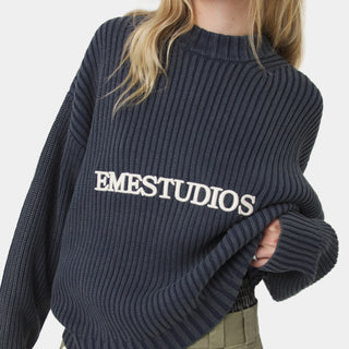 (OFERTA)Yoss Navy Knit Sweater