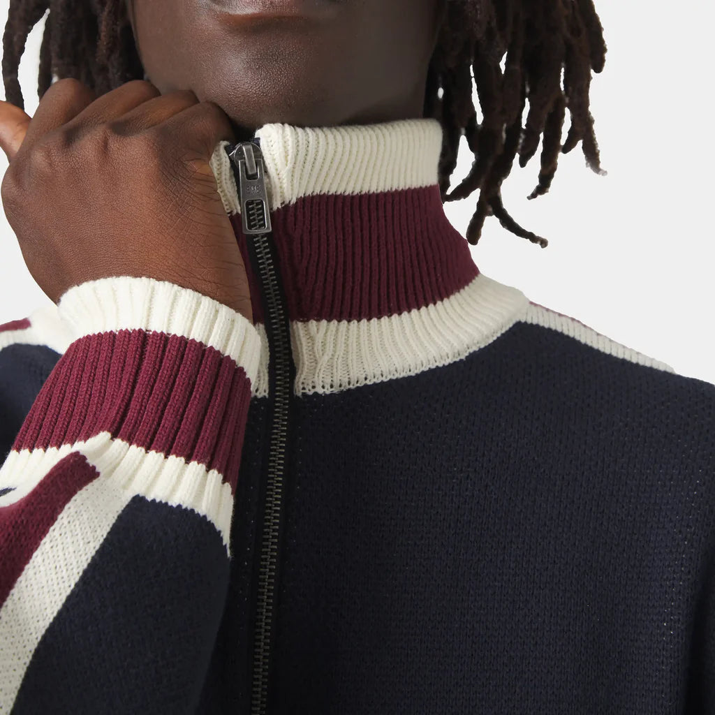 (OFERTA) Echellor Navy Zipper Knit