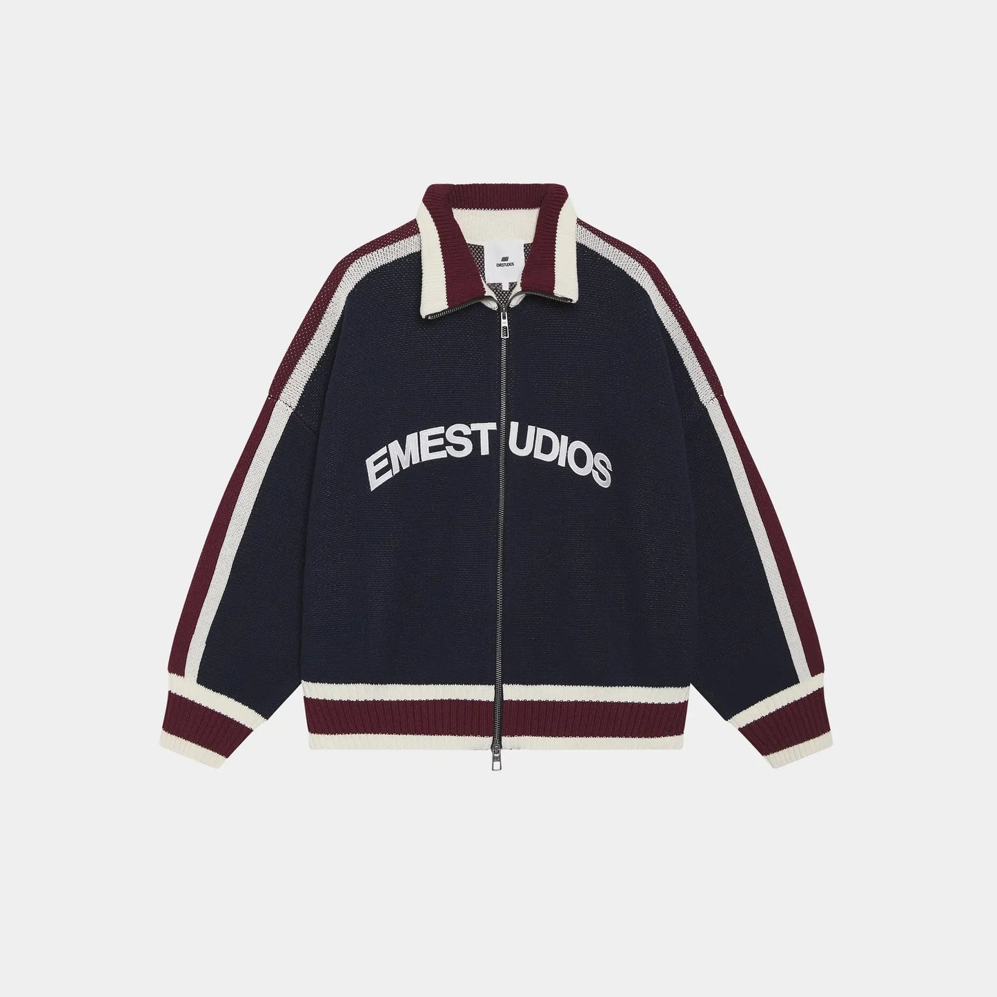 (OFERTA) Echellor Navy Zipper Knit