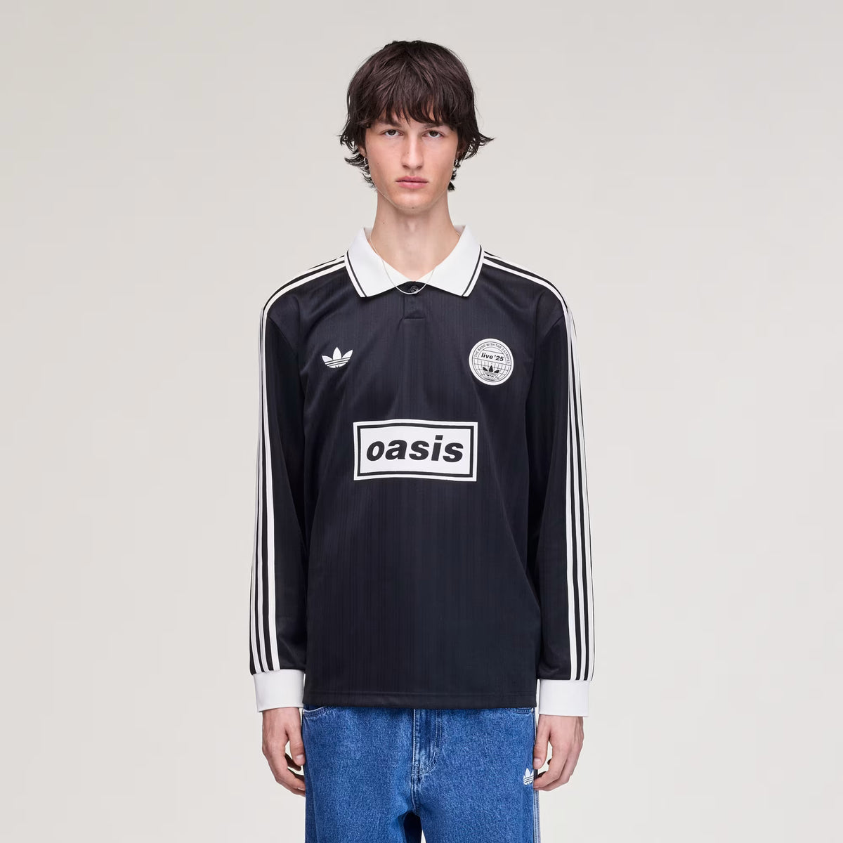 Camiseta Tour Jacquard Tiras Manga Larga Oasis