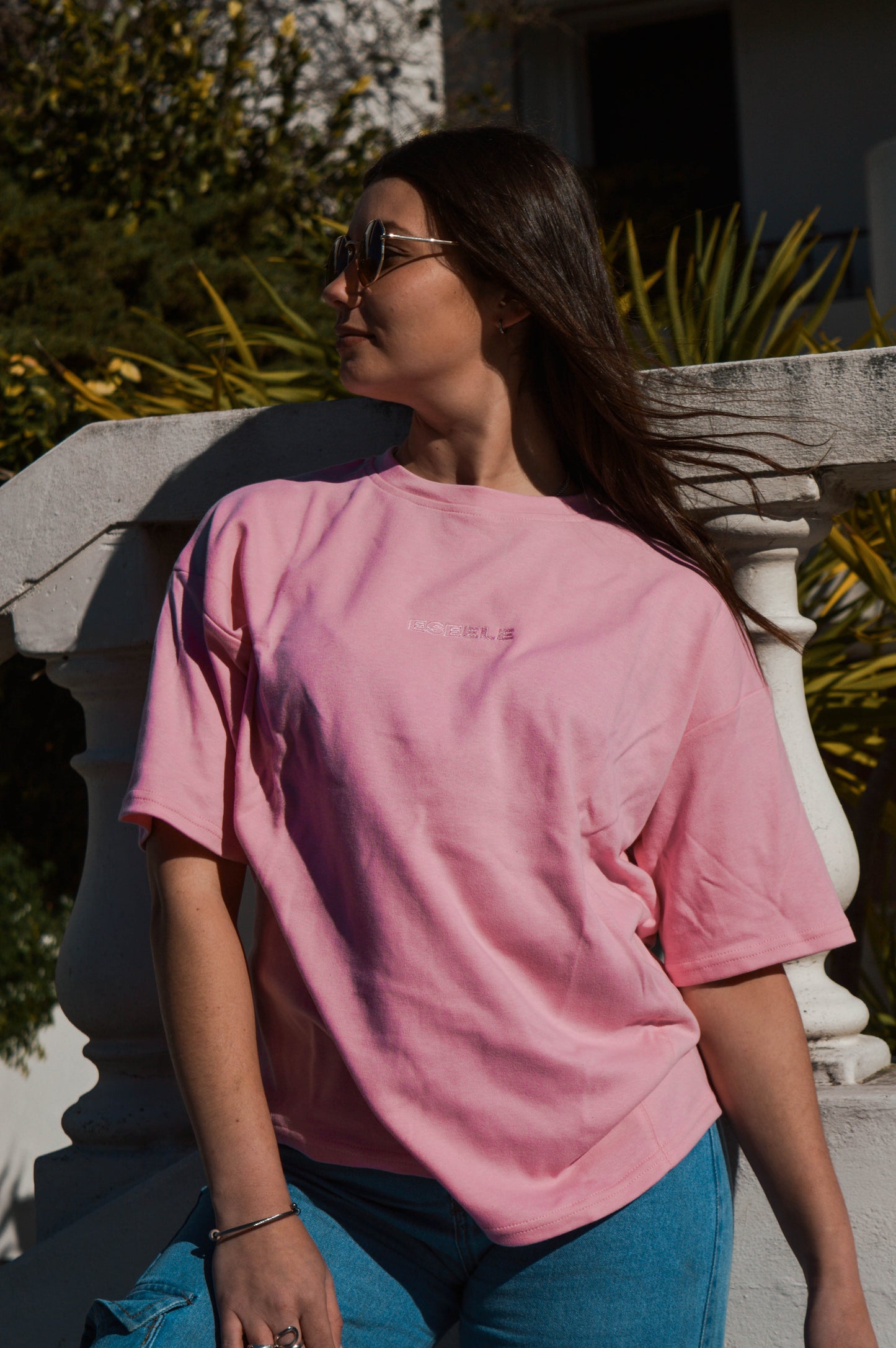 Remera algodón premium (rosa)