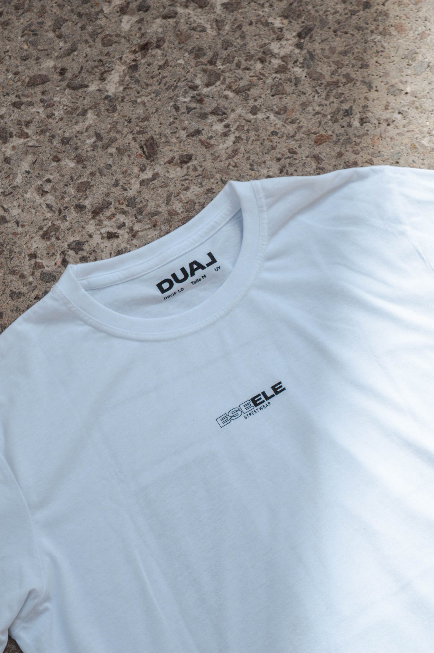 Remera DUAL Drop (blanca)