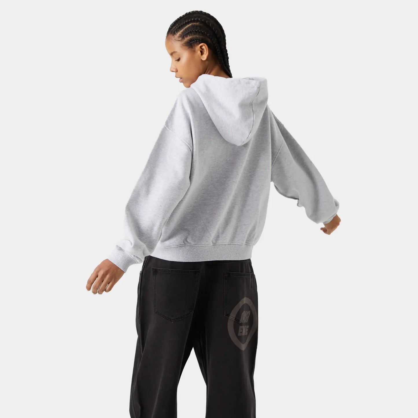 Badge Heather Grey Full Zip