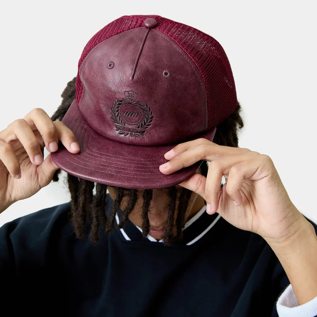 Hide Burgundy Cap
