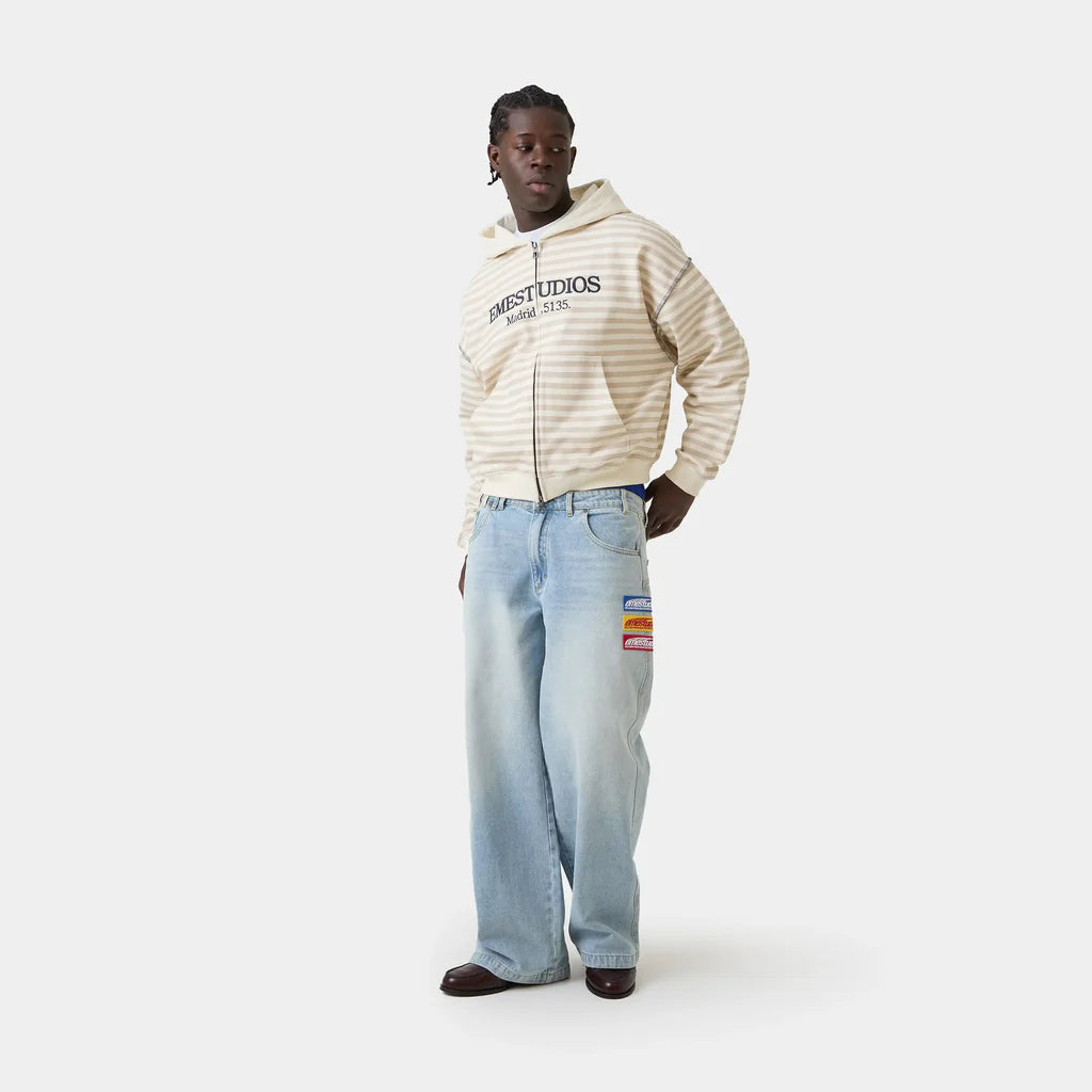 Capri Off Sand Full Zip- Eme Studios