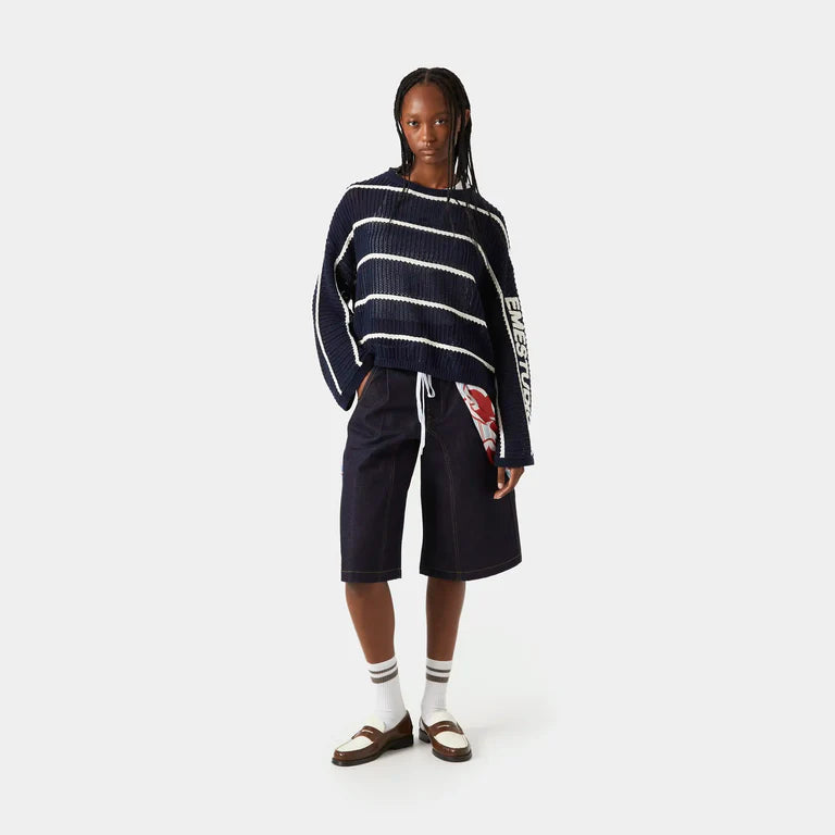 Alic Navy Knit Sweater