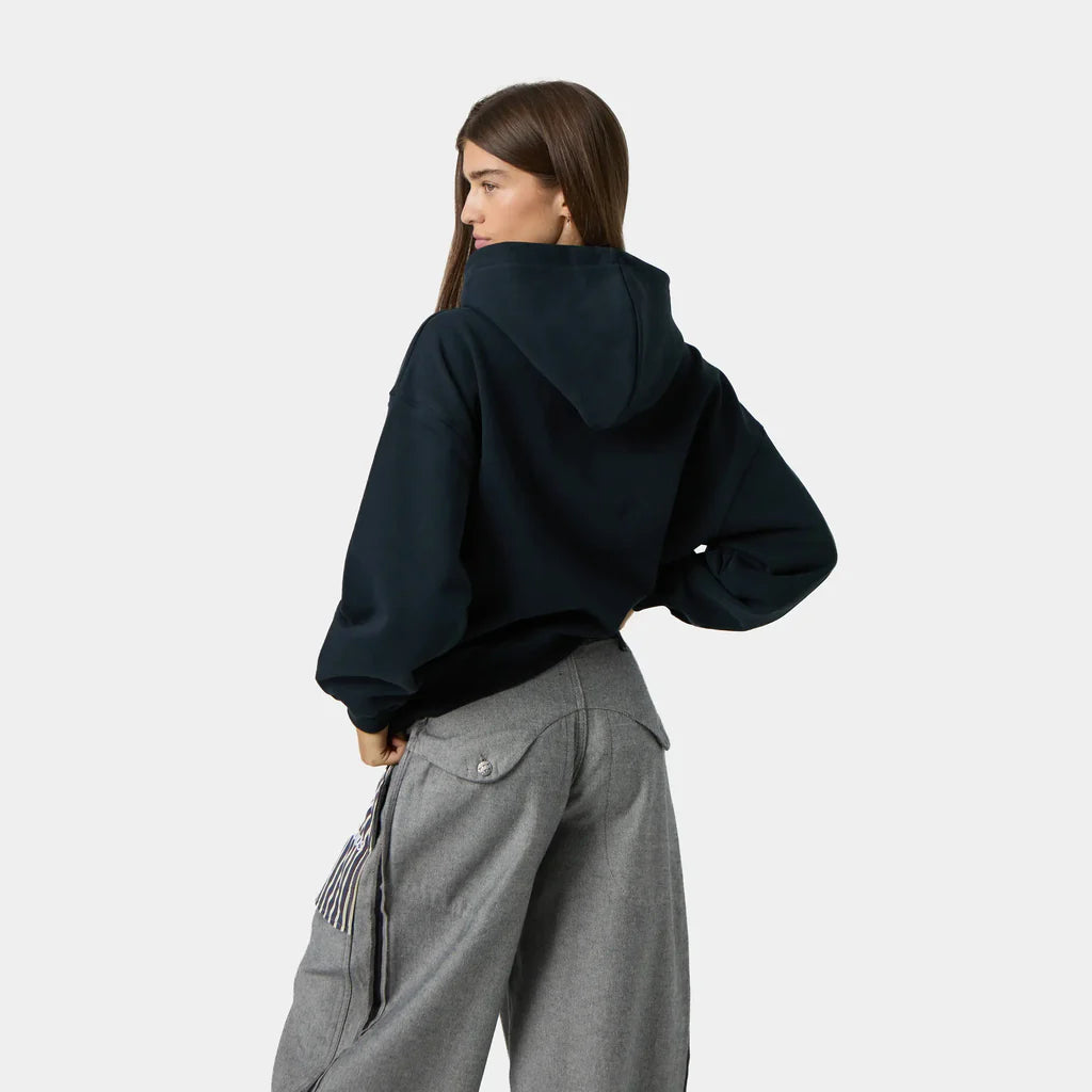 Brook Navy Oversized Hoodie