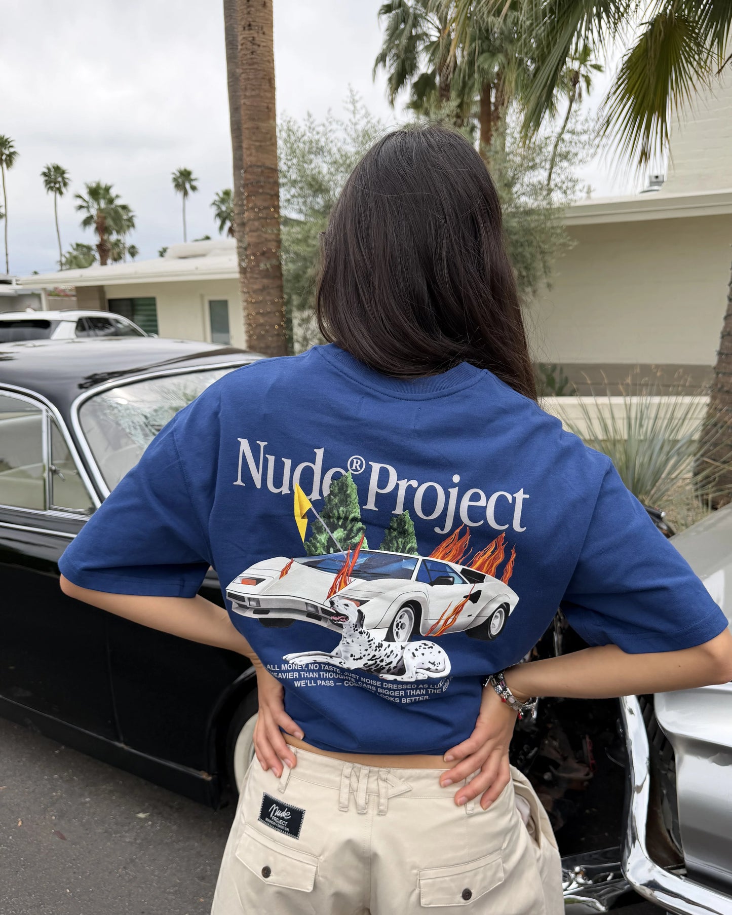Lambo Tee Navy - Nude Project