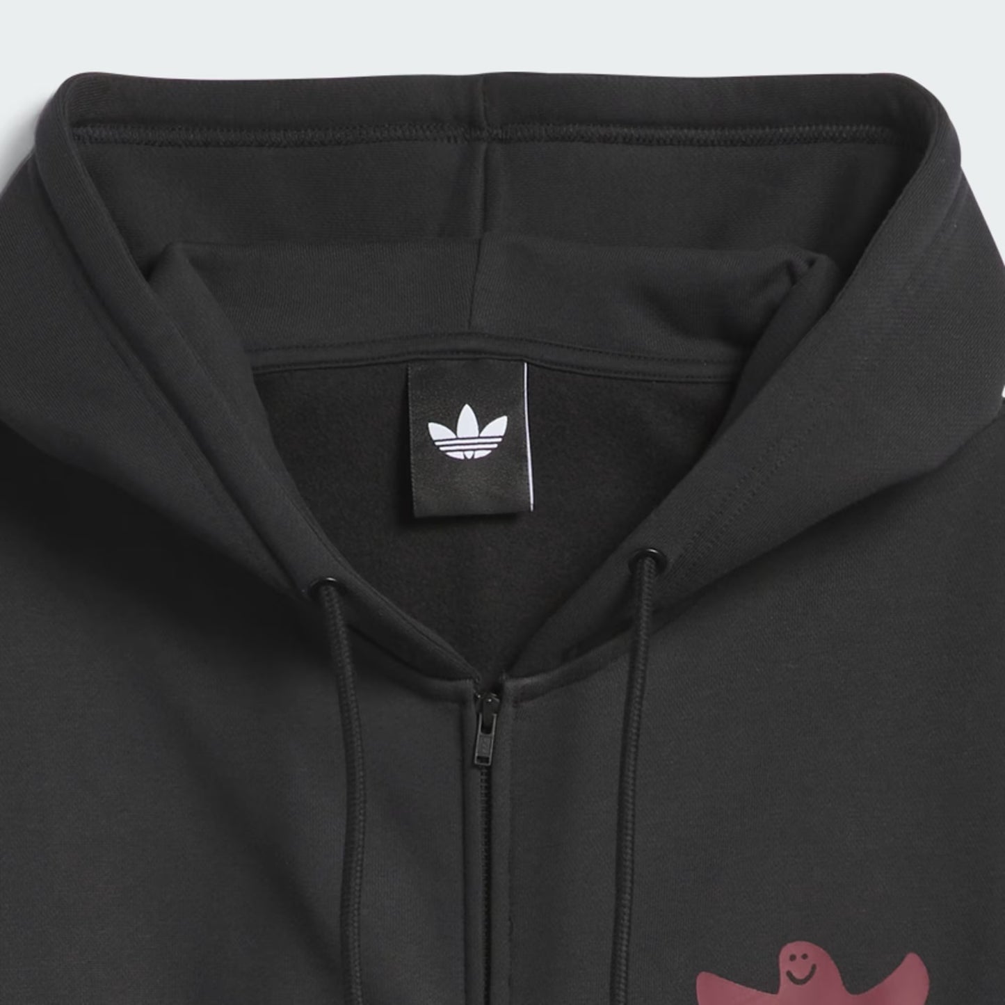 Campera con capucha Shmangry con cierre y estampado