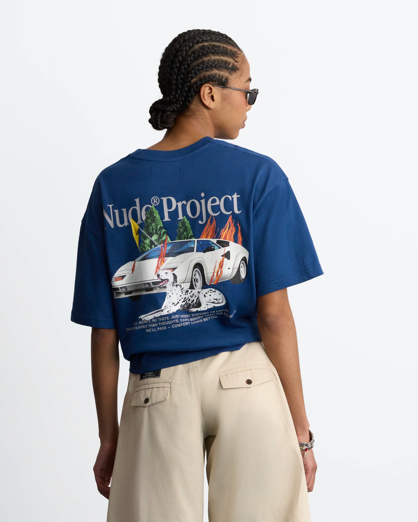 Lambo Tee Navy - Nude Project