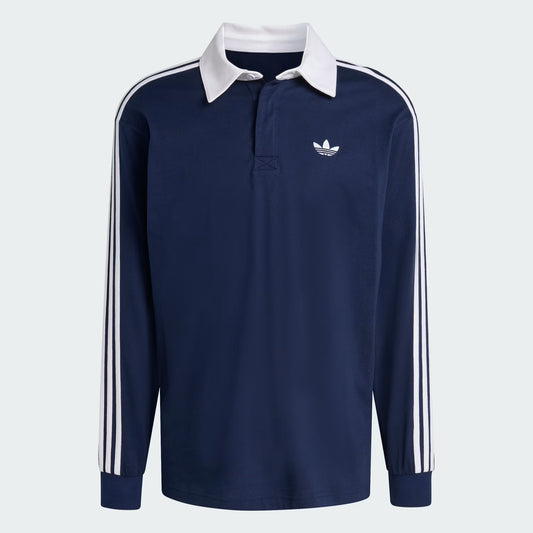 Polo Cuello de Rugby 3 Tiras Manga Larga