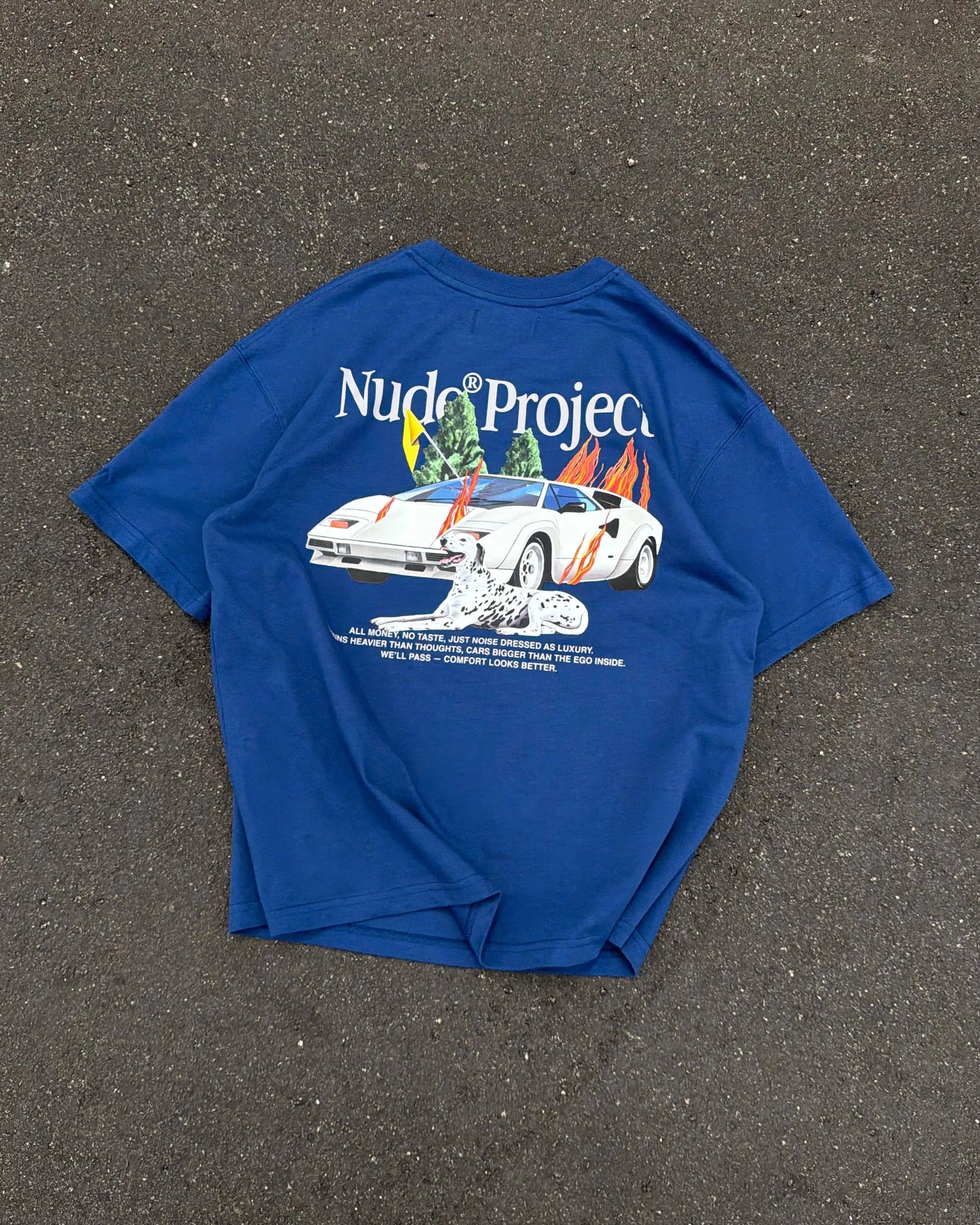 Lambo Tee Navy - Nude Project
