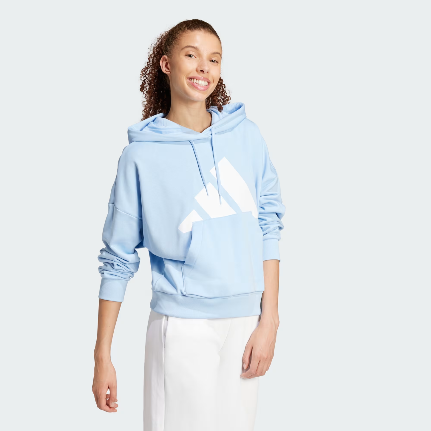 Sudadera con Gorro Essentials Big Logo French Terry Loose