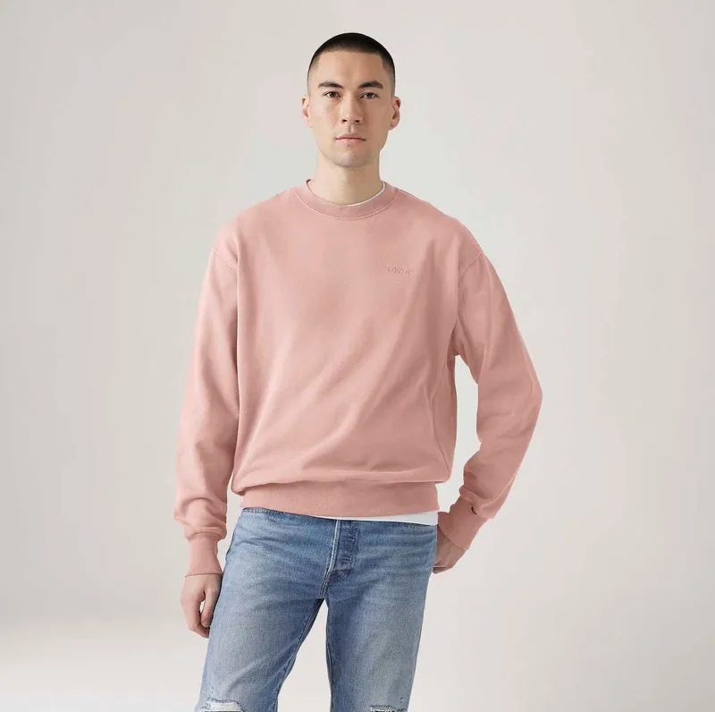 Buzo Levi's Authentic Crew Rosa Sin Capucha